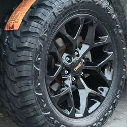 20” Chevy Silverado GMC Sierra Replica Wheels & Tires Off-Road Tahoe Yukon Escalade Suburban Rines Y