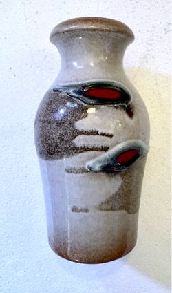 Mid Century Modern West Germany Art Pottery Scheruich Kerenil Flower Vase