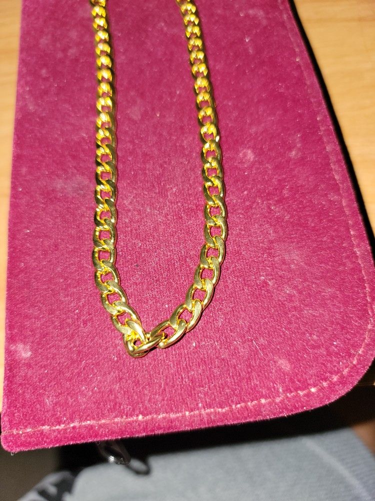20 Inch Gold Filled Cuban Link Chain 4mm