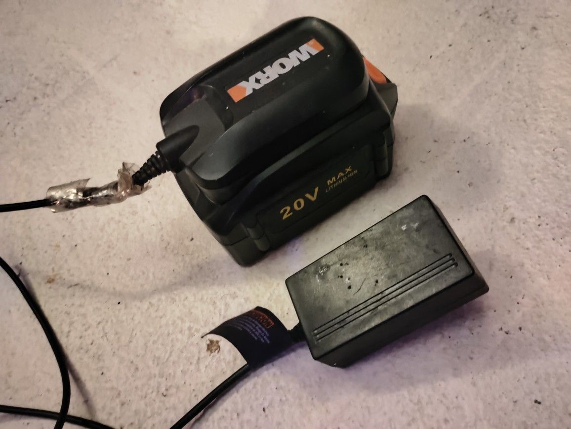 Worx 20v Battery & Charger