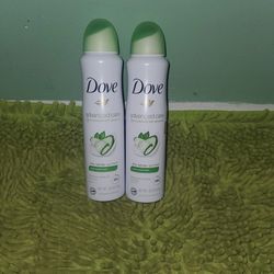 2 Dove Deodorants Dry Spray  Go Fresh 3.8oz Cool Essentials 