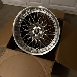 VS-XV Work Style Wheels 19 inch 5x114.3 19x9.5 +35 offset. 19x10.5 +25 offset Staggered Set