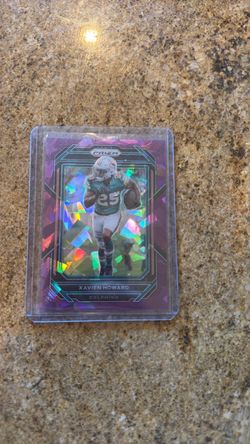 Xavien Howard Panini Prizm Purple Cracked Ice Card