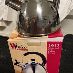 Whistling tea kettle