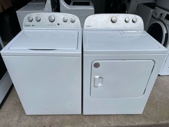 Whirlpool Washing Machine & Dryer Set with Removable Agitator ( Large Capacity Washer & Dryer Set )