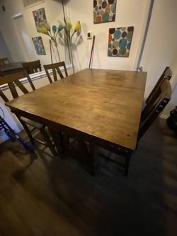 Solid Wood Dining Room Table