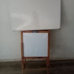 Double Sided Board Chalkboard And Erasable Marker And Also A Marker Board And Good Condition Ah F***