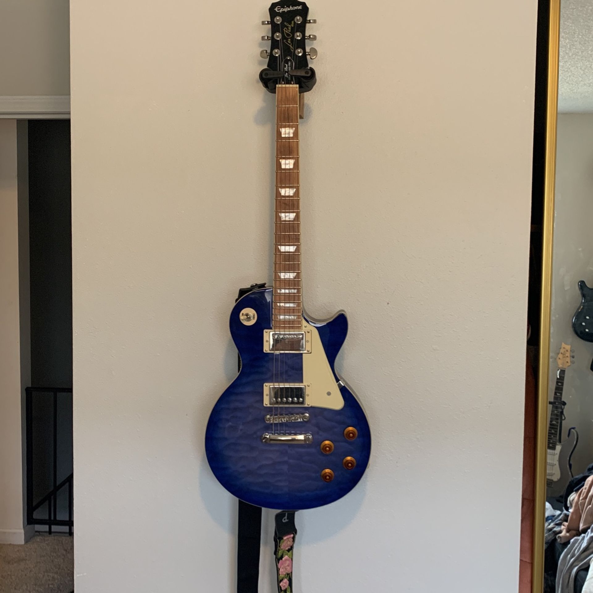 Epiphone LP Quilt Top Pro Blue