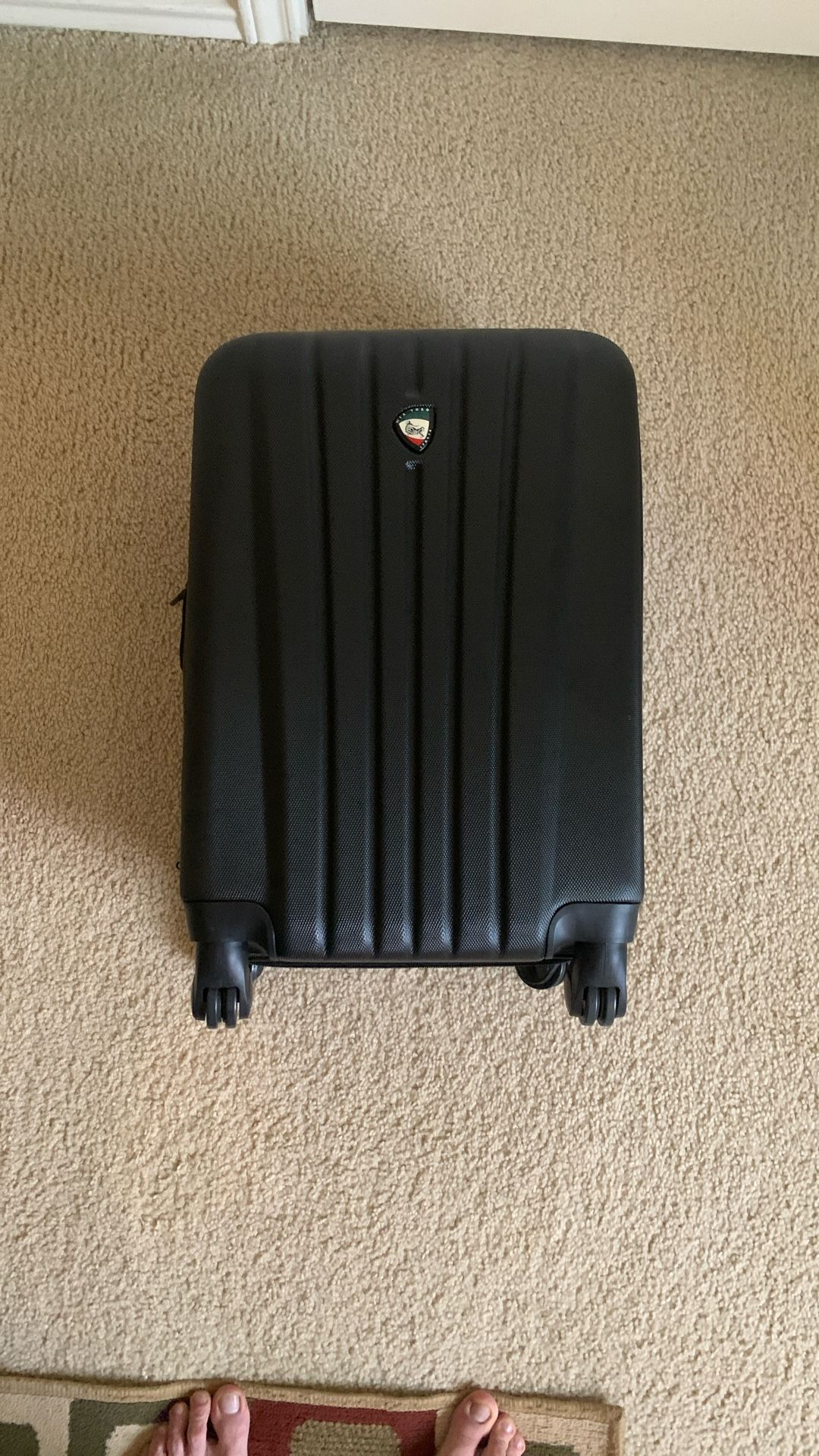 Carry On Luggage Mia Toro Italia 22” Hardside Black