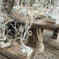21 Tree Centerpieces , $210 