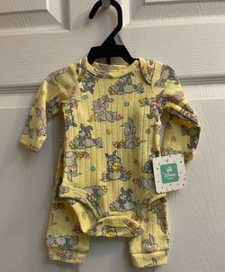 Brand new newborn Baby yellow 2 piece set