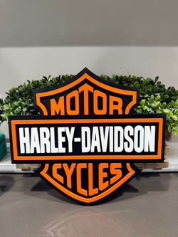 Harley Davidson wall or leaner sign