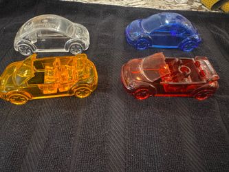Vintage Volkswagen Beetle Collectible Containers – Chicago Auto Show Set of 4