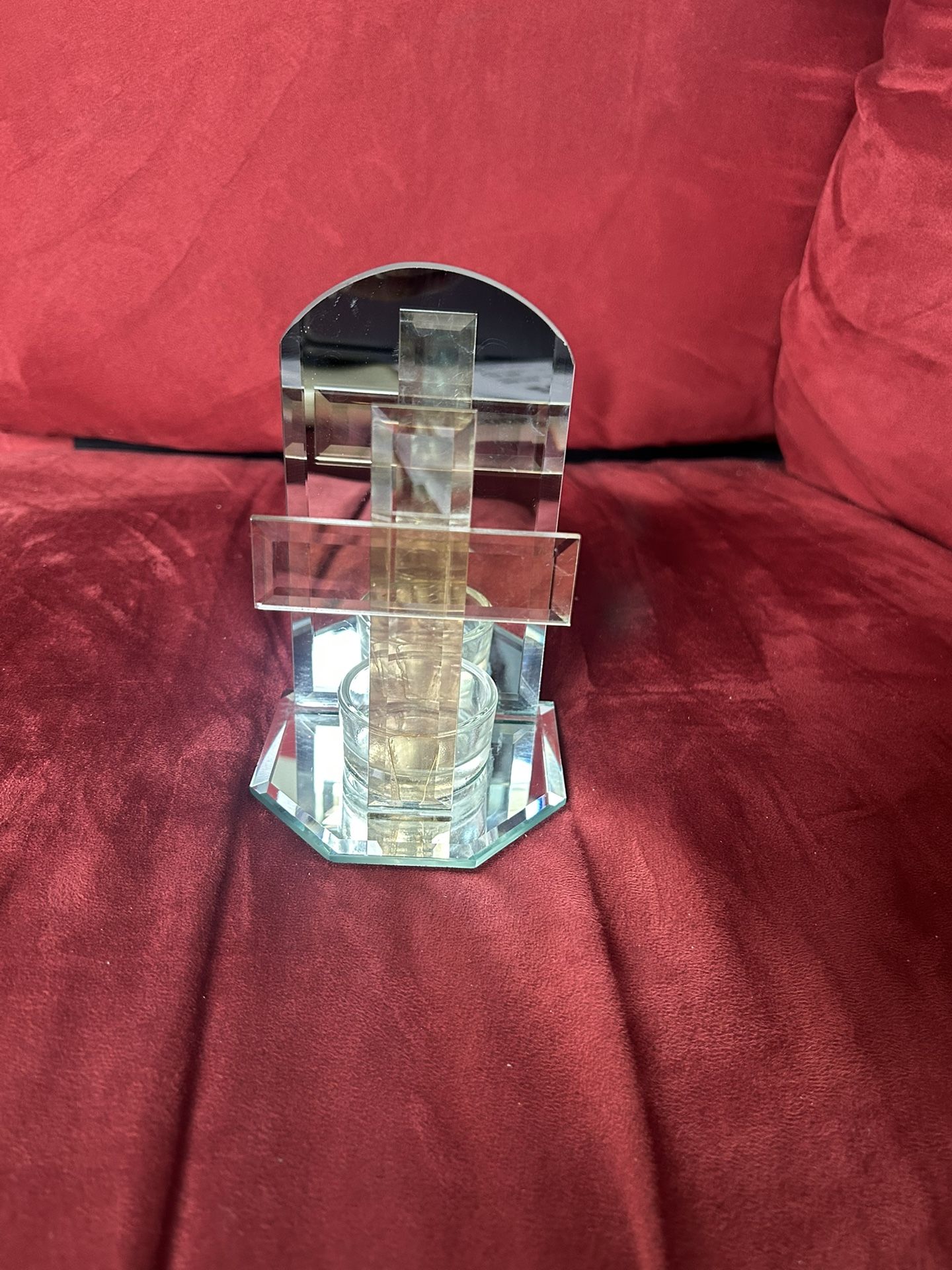 Cross Tea Light Candle Holder