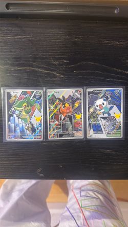 Pokémon 30th Snivy, Tepig & Oshawott – 3 Card Lot
