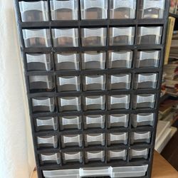 STOREHOUSE 40-Bin Organizer with Full-Length Drawer  