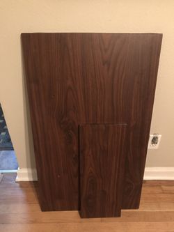 Table or desk top and shelf