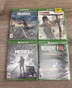 Sealed Xbox One Games Bundle