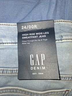 GAP High Rise Sweatpant Jeans