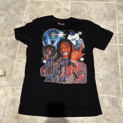 Sergio Calabasas Play Boi Carti T-Shirt Rare Print SZ M