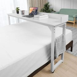 Rolling Overbed Table Desk for Bedroom or Home Office