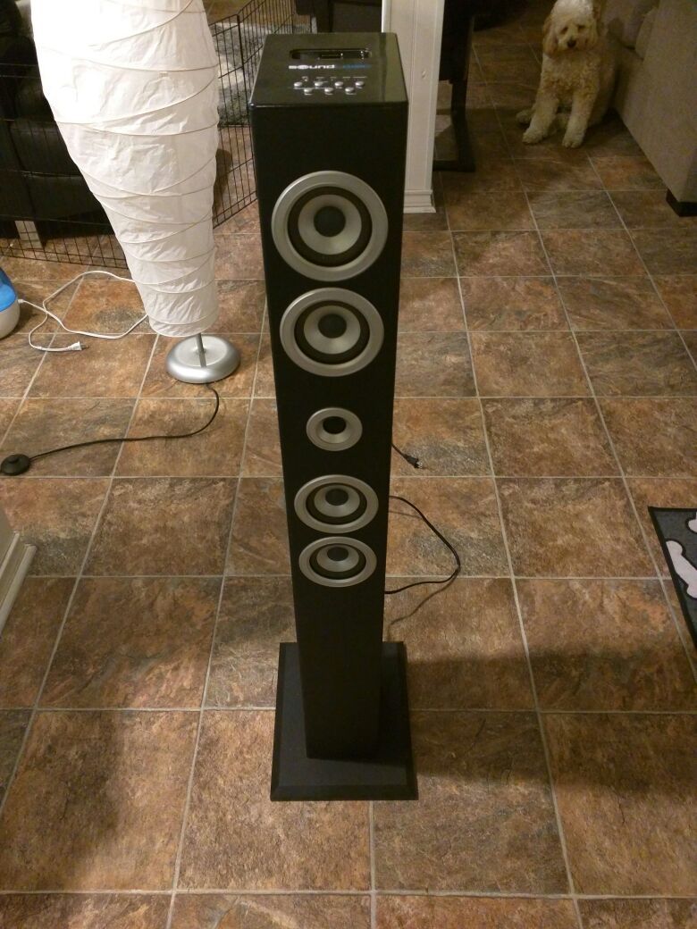 Soundlogic BTX-1/5573 Bluetooth iTower Speaker with iphone/ipod Dock