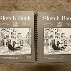 Set Of 2 Sketch Books