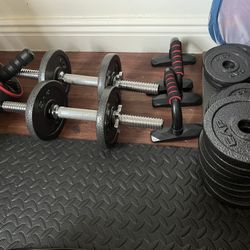 Dumbbells, Gym, Matt Floor