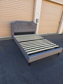 Queen bed mattress and frame
