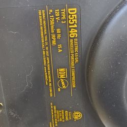 Dewalt Air Compressor D555146