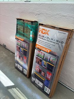 HDX 5-Shelf Medium-Duty Steel Storage Unit