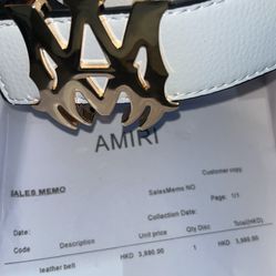 Amiri Belt 