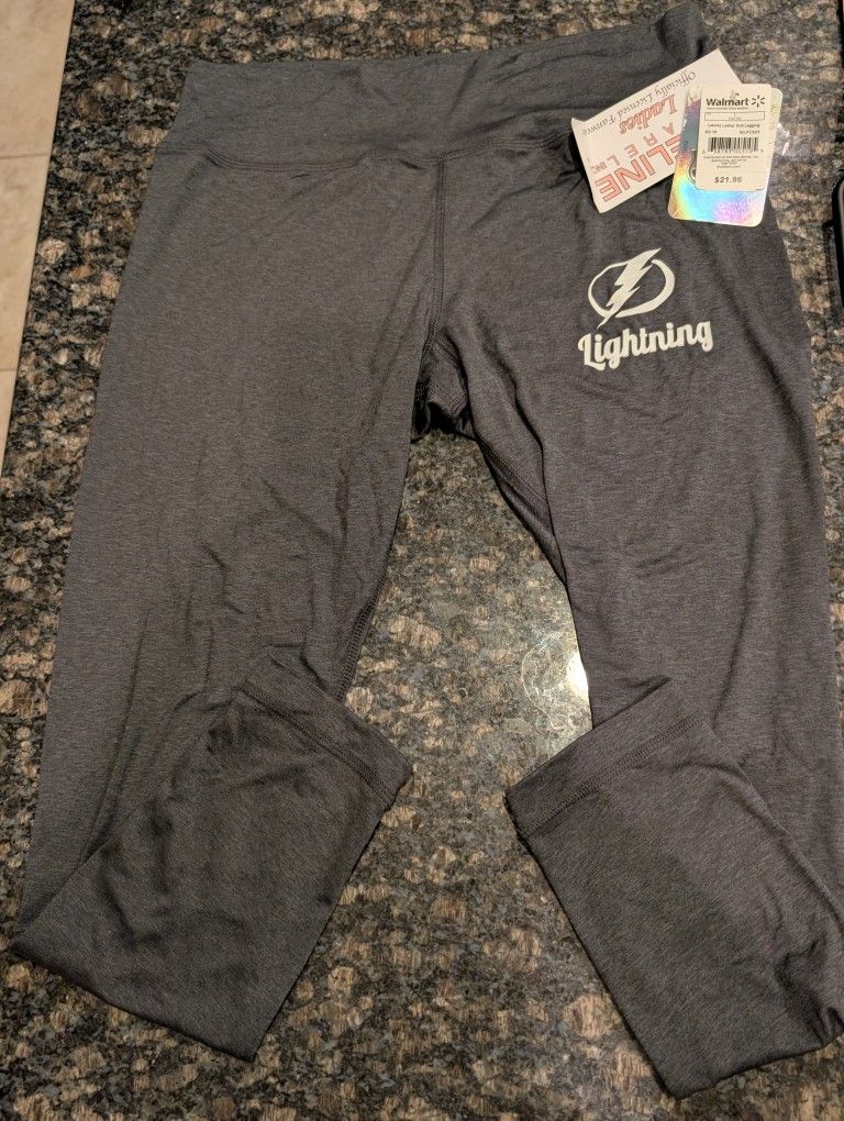 New TAMPA BAY LIGHTNING LEGGINGS L