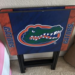 Set of 2 Florida Gators NCAA Foldable Dining Family Room Tray Tables