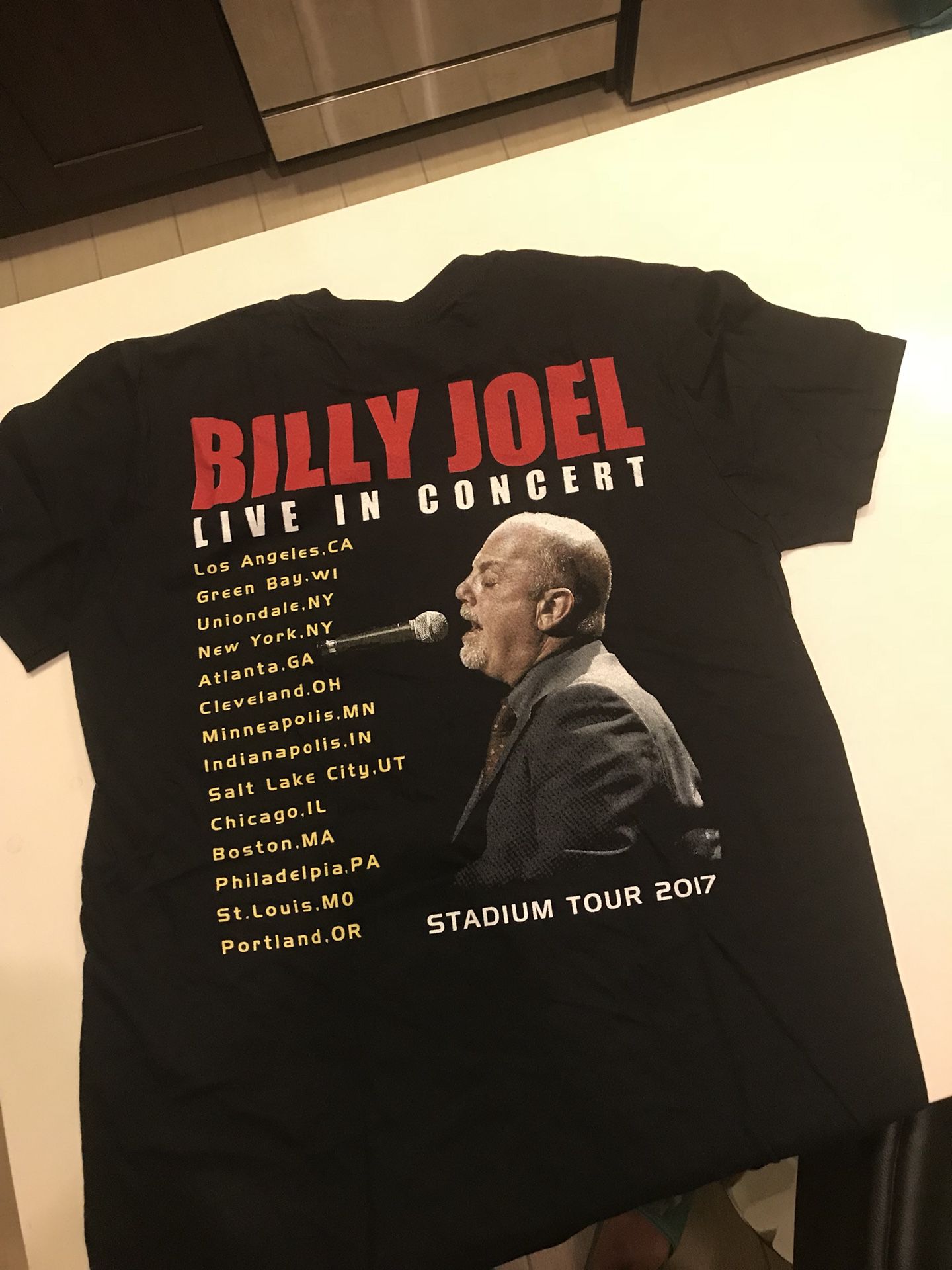 Billy Joel rare concert shirt
