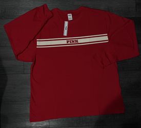 Campus Cotton Long-Sleeve Pink Tee