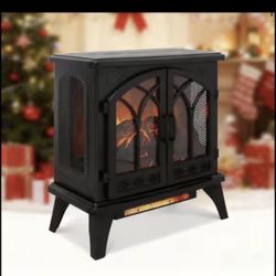 Sesslife 24" Electric Fireplace Stove Heater new open box