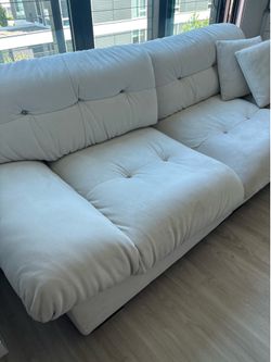 Cream cloud couch