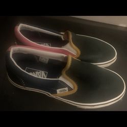Vans Slip On Skate Shoe - Multicolor  WMS 8 & Men’s 6.5. 