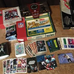 Big Lot Of 610 Football Cards 1990s To 2000s Inserts Last Serialized Rookies Full List