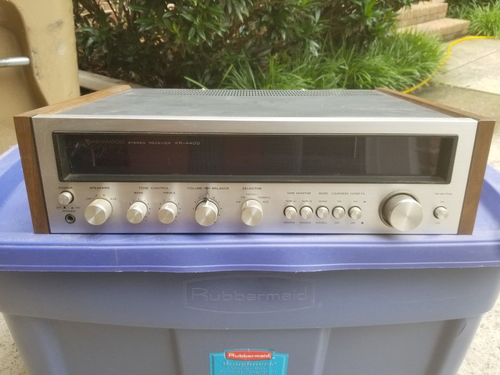 Vintage Kenwood stereo receiver Kr 4400 AM/FM Tuner