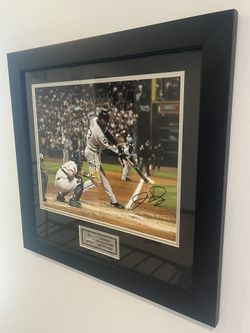 Jermaine Dye Signed Autographed Framed Photo 2005 Chicago White Sox World Series