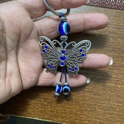 Evil Eye 🧿 Butterfly 🦋 Keychain $12