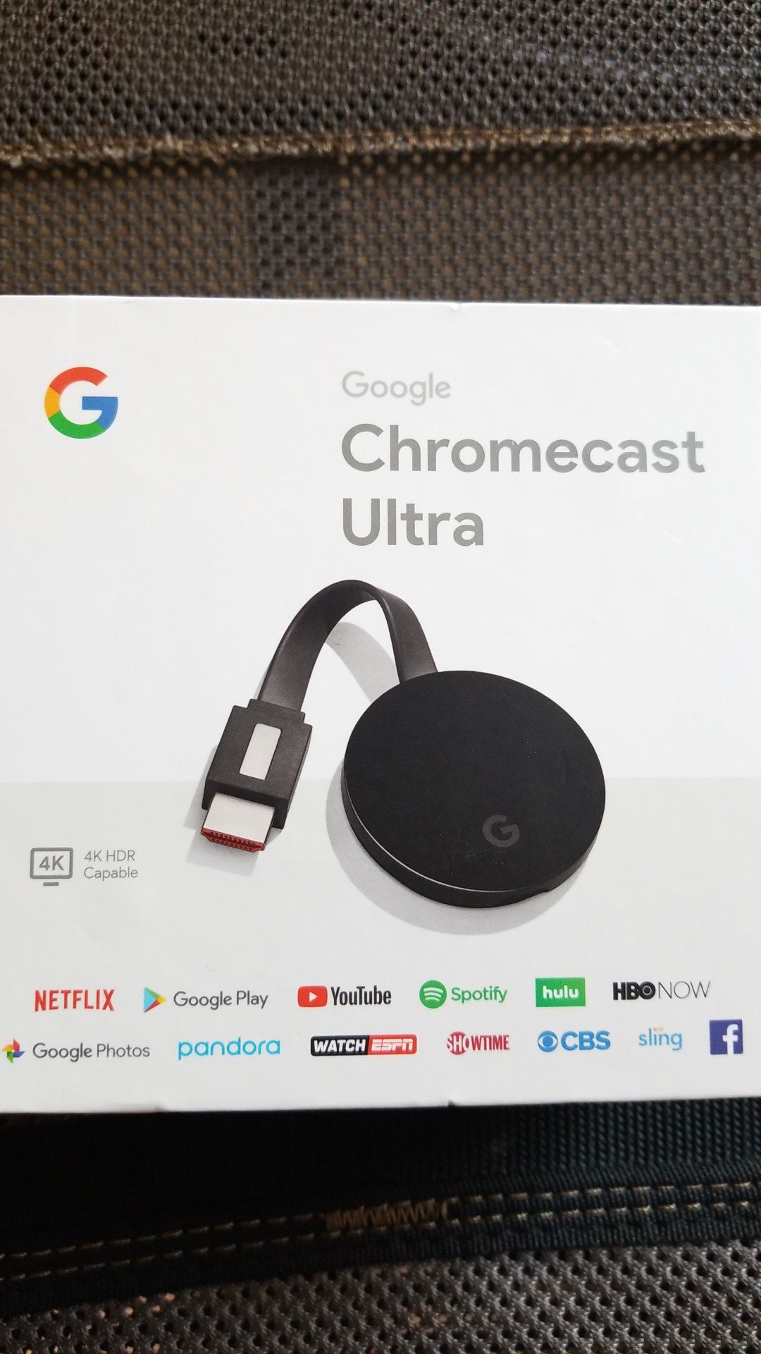 Google Chromecast Ultra-New