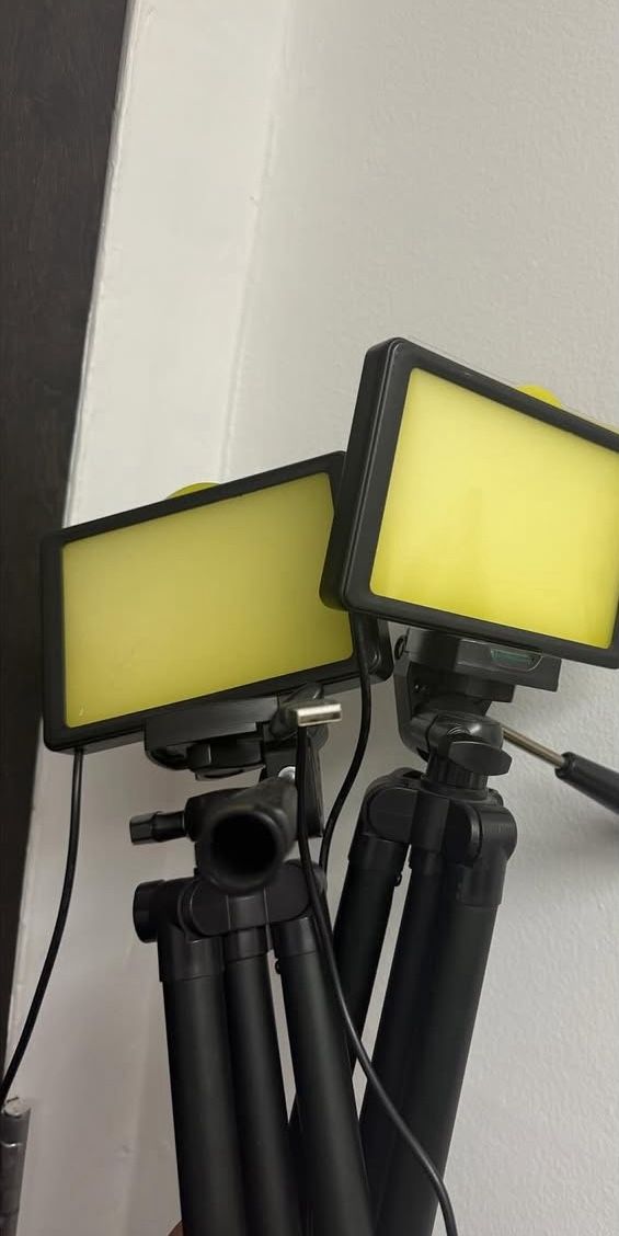 Lighting kit for vlogging.