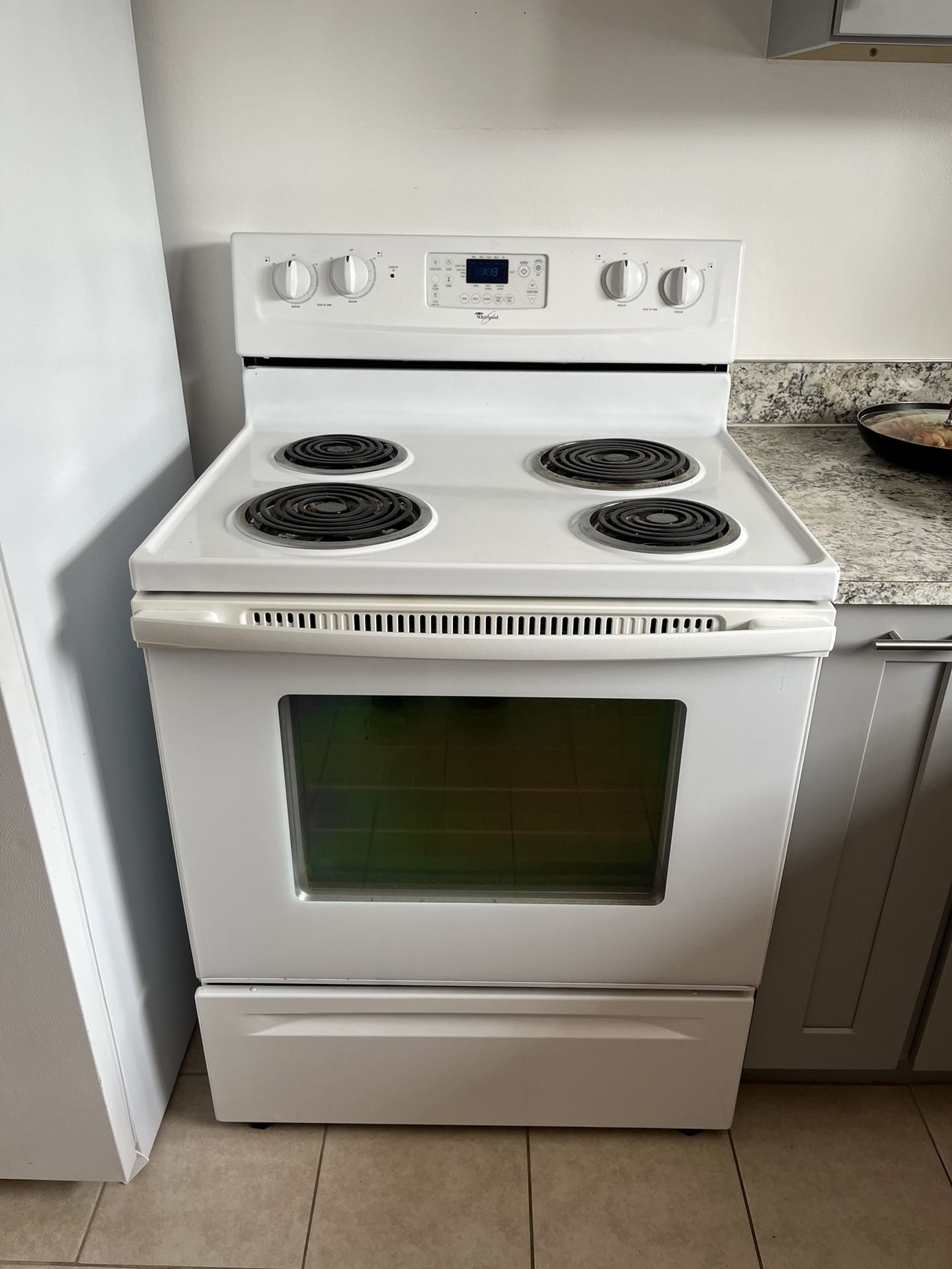 White Kitchen Stove