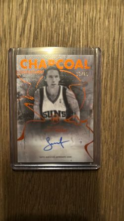 2025-2026 Topps Motiff Steve Nash Charcoal Cadmium Orange Signatures Auto 13/25