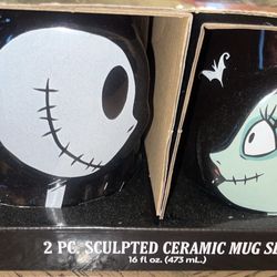The Nightmare before Christmas Set Mugs 