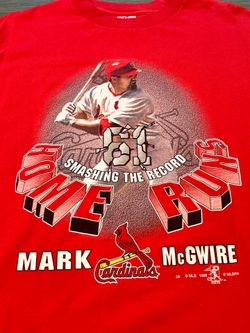 VINTAGE 1998 MARK McGWIRE SHIRT SIZE L