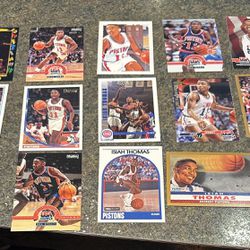 Isiah Thomas 15 Basketball Card Lot